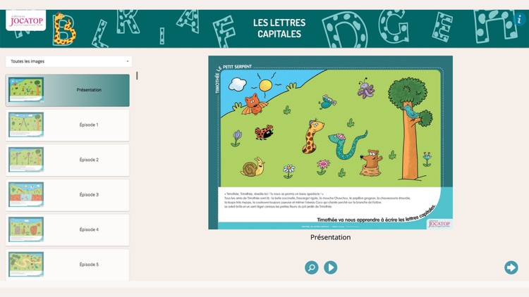 Timothée les lettres capitales