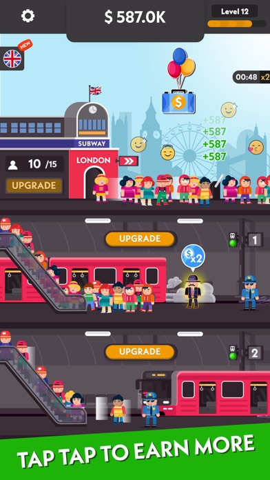 Screenshot #1 pour Idle Subway Tycoon