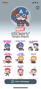 Avengers: Endgame Stickers screenshot #5 for iPhone