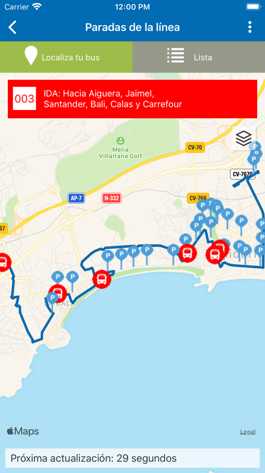 #4. Llorente Bus (iOS) By: Avanza Spain, S.A.