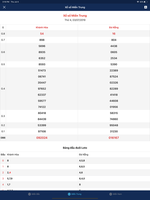Xo so truc tiep - Live Xo so iPad screenshot 4 - Entertainment app