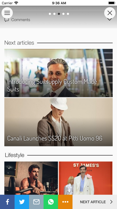 Menswear Style iPhone screenshot 5 - Lifestyle app