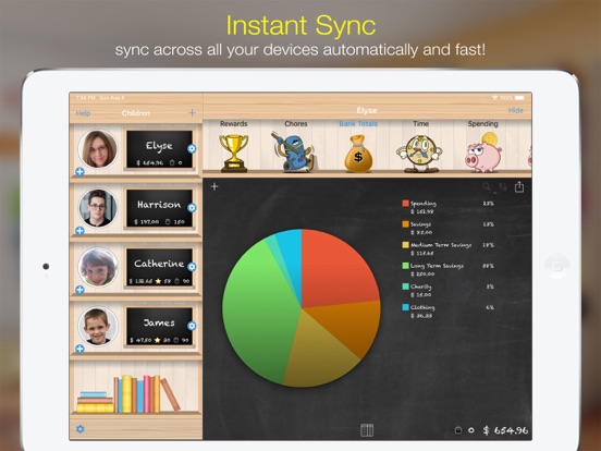 iAllowance (Chores Allowances) iPad app afbeelding 5