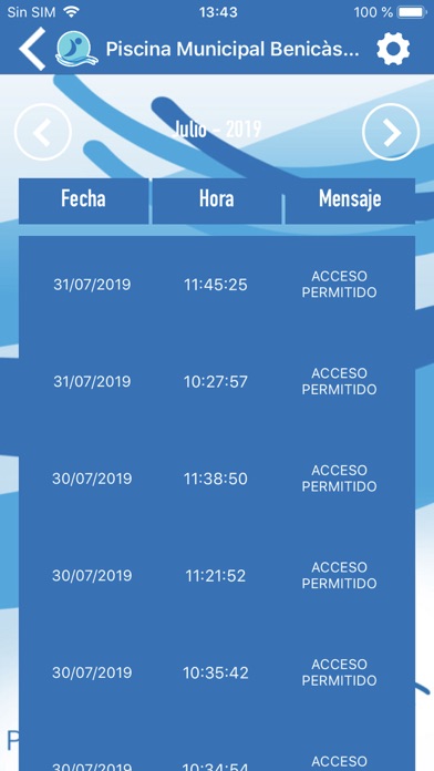 Piscina Municipal Benicassim Screenshot