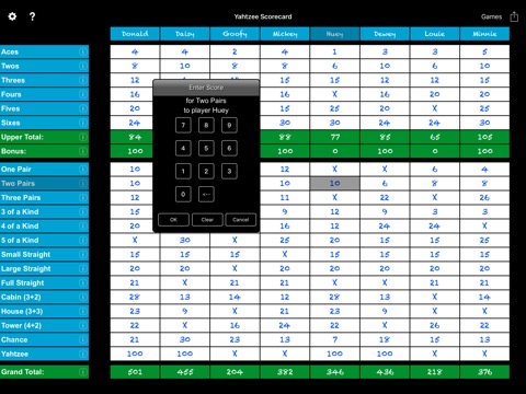 Yatzy Scorecardのおすすめ画像5