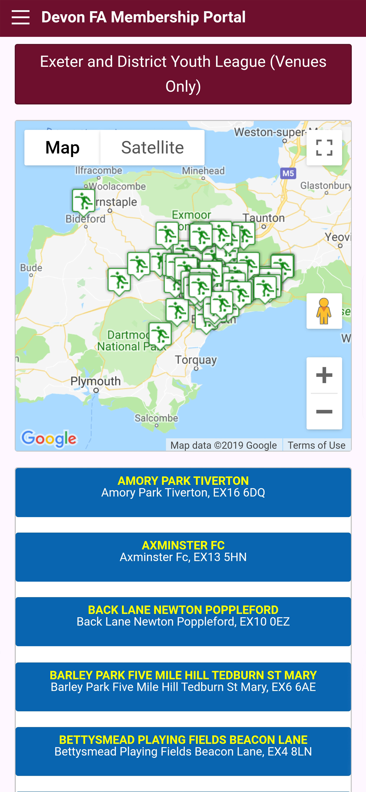 Devon FA Membership Portal