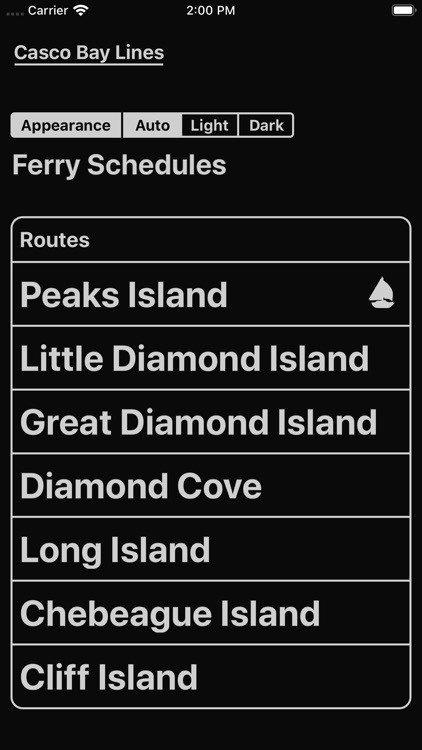 Ferry Time-Casco Bay