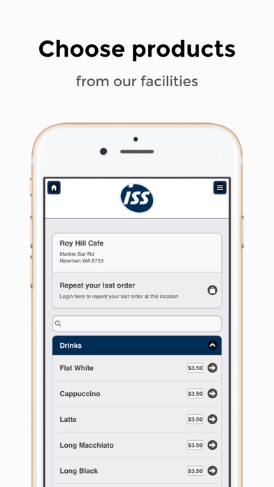 ISS World Online Ordering screenshot 2