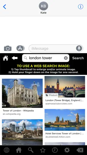 Capture d'écran de CLIPish Keyboard sur iPhone 9