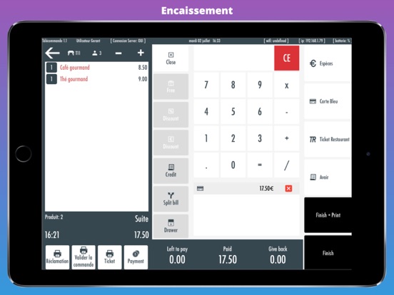 La Note - Télécommande iPad screenshot