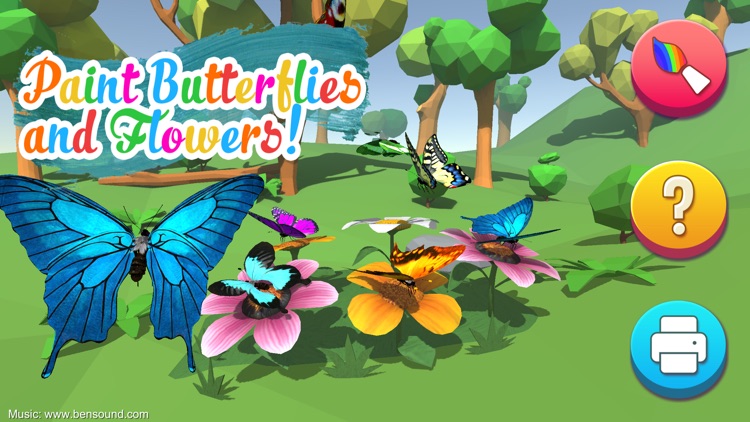 AR Butterflies and Flowers