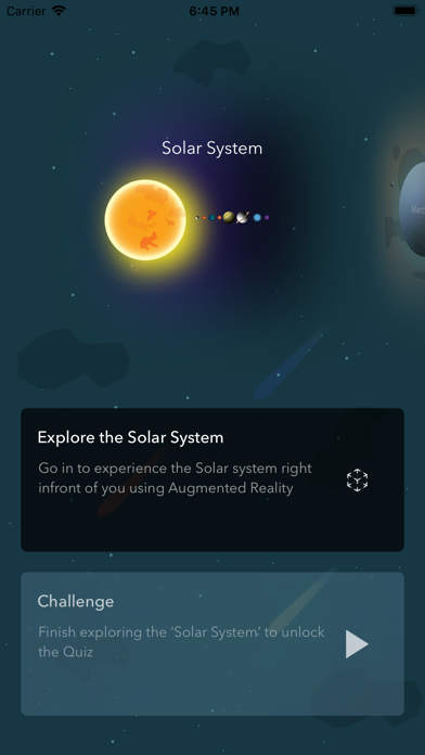 Cosmos - Expanding horizons app screenshot