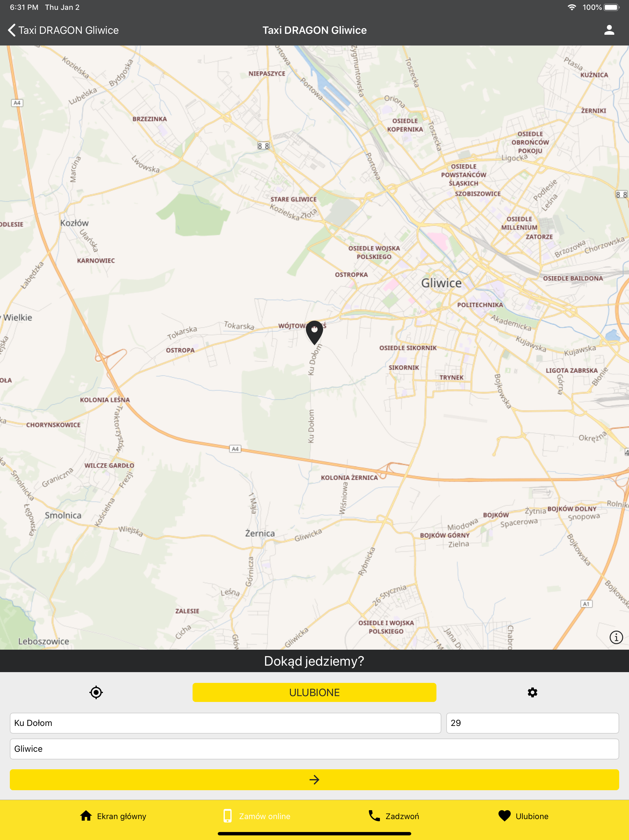Taxi DRAGON Gliwice