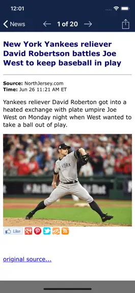 Game screenshot Baseball News - MLB edition apk