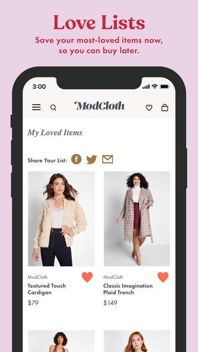 ModCloth: Shop Unique Clothing Screenshot