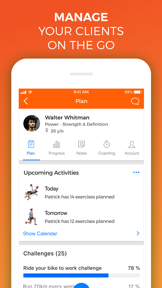 Virtuagym Coach screenshot