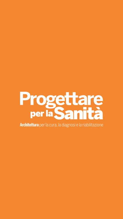 Progettare per la Sanità