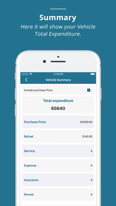 Vehicle Maintenance Manager Screenshot