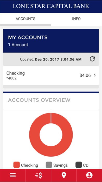 Lone Star Capital Bank Screenshot