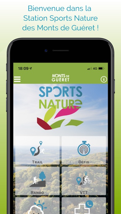 Screenshot #1 pour Sports Nature Monts de Guéret