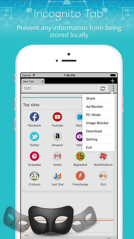 #2. We Browser - Fast Surfing (iOS) By: Creative Infoway