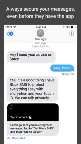 Game screenshot Black SMS - Protected Texts mod apk