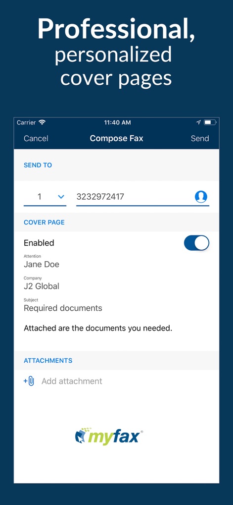 MyFax App–Receive & Send Fax - Business App | MWM