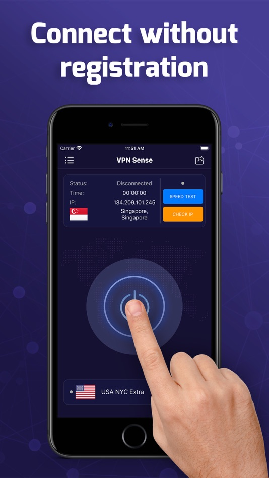 #1. VPN Sense - Secure Browsing (iOS) 由: DIGITAL HERO LLC
