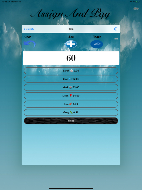 App screenshot