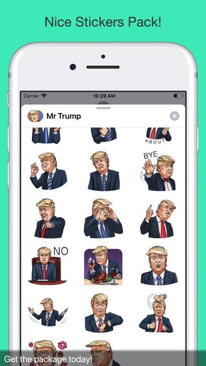 Trump The funny stickers pack