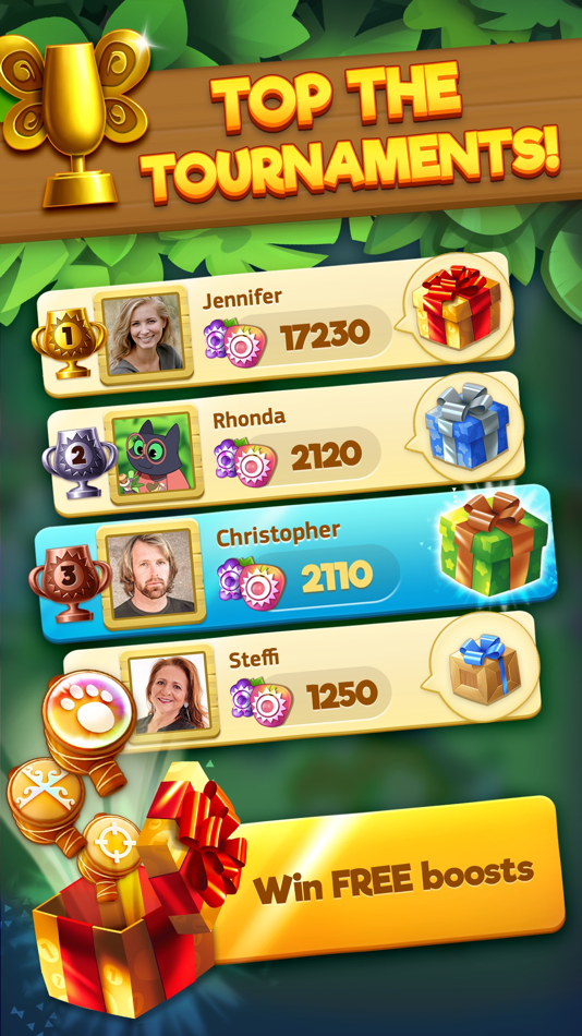 #6. Tropicats: Match 3 Puzzle Game (iOS) By: wooga