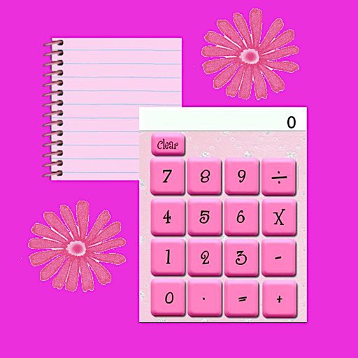 Pinky Office - Pink Calculator icon