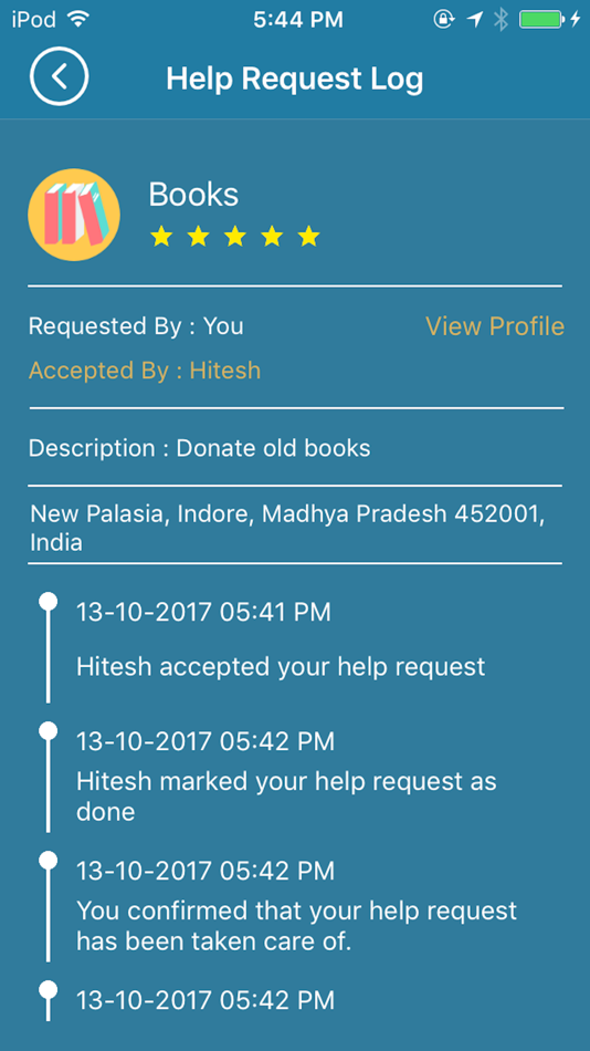#5. Lets Help (iOS) By: eMorphis