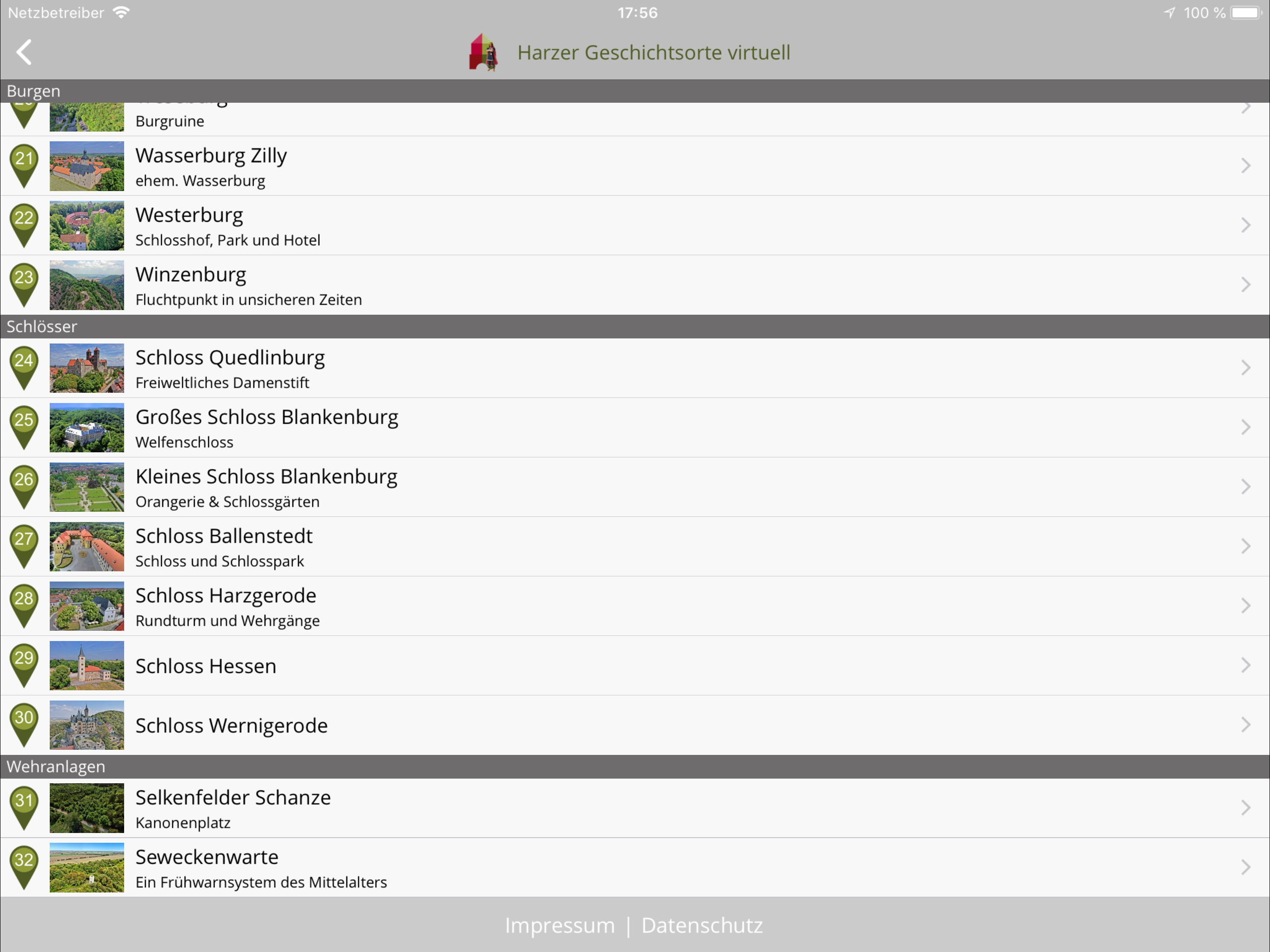 Harzer Geschichtsorte virtuell screenshot 9