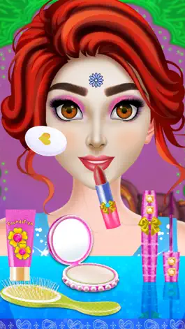 Game screenshot Индийская мода девушки макияж hack