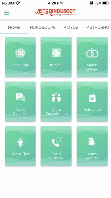 Astroindusoot App Screenshot