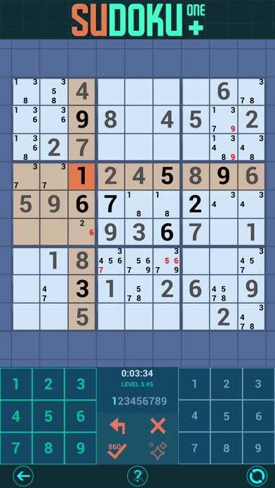 Sudoku one +  Easy to expertのおすすめ画像1