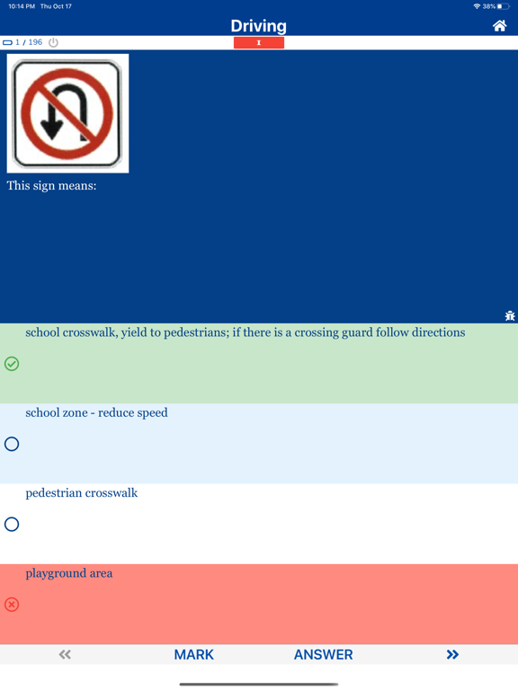 Screenshot #6 pour Ontario G1 Knowledge Test