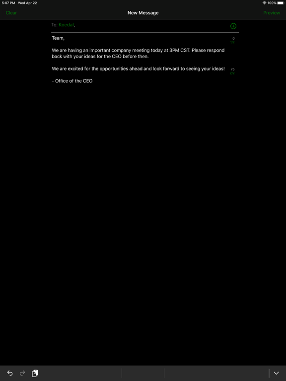 Txtwire iPad screenshot 4 - Business app