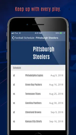 Football Schedule & Scores 25 screenshot 3
