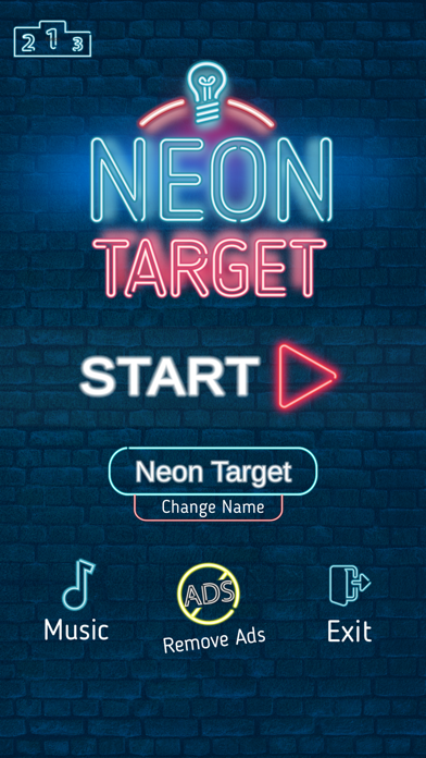 Screenshot #1 pour Neon Target - IQ Game