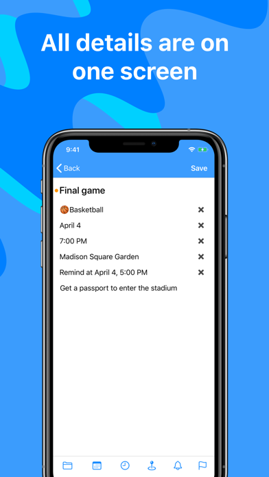 Taskline - task manager, notes screenshot