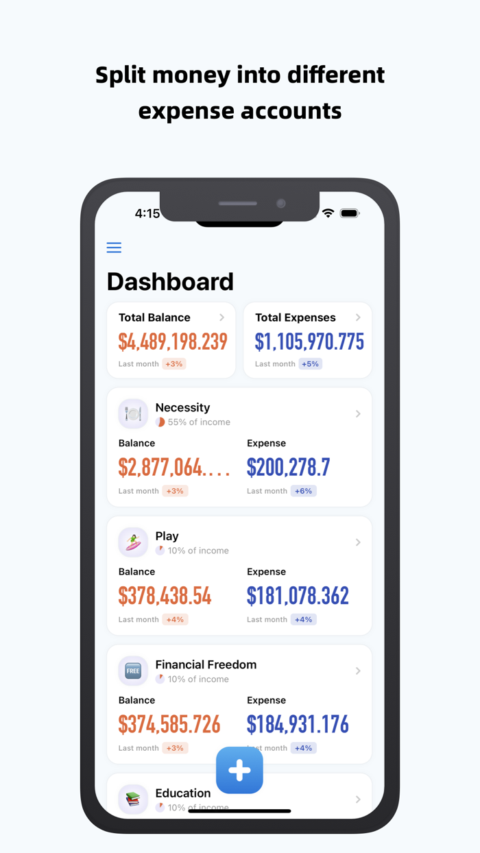Split - Budget and Track Bills