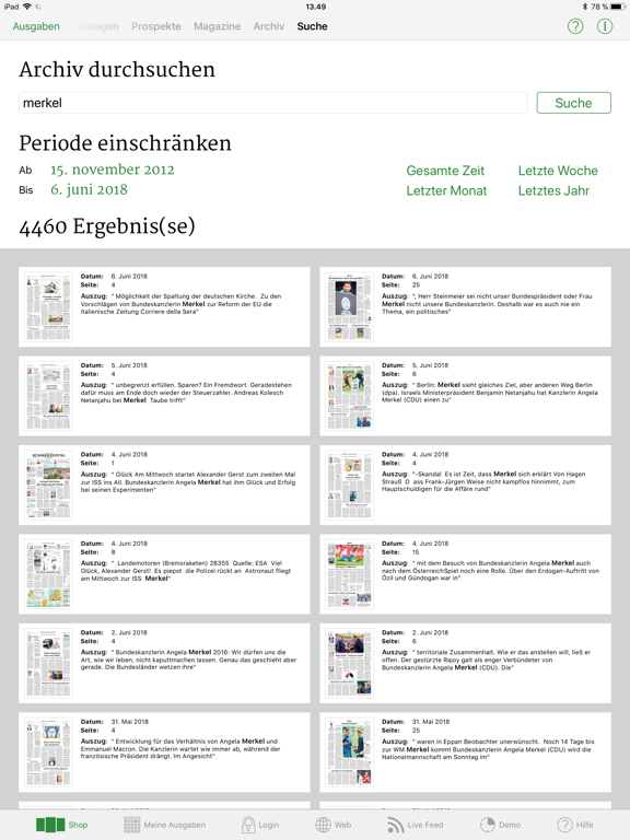 Westfalen-Blatt iPad screenshot 5 - News app