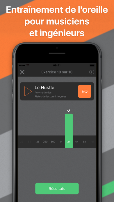 Screenshot #1 pour hearEQ : training auditif EQ