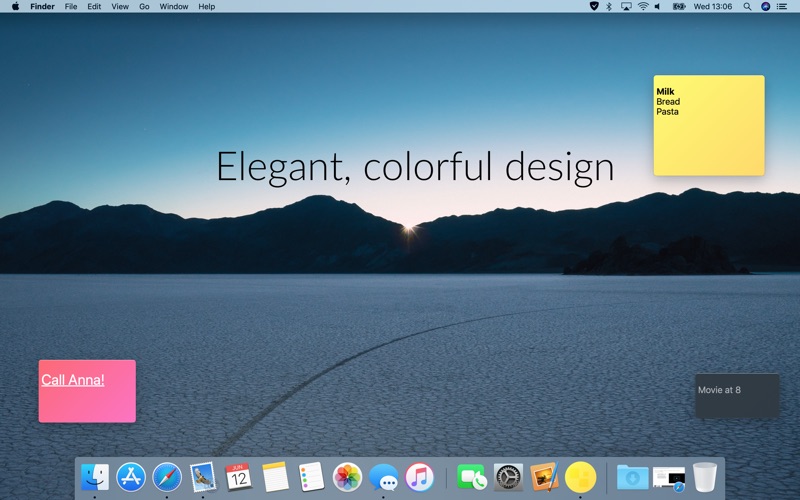 Screenshot #1 pour Nice Sticky: colorful notes