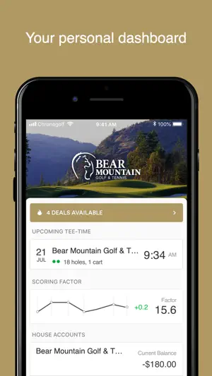 Bear Mountain Golf & Tennis screenshot 1