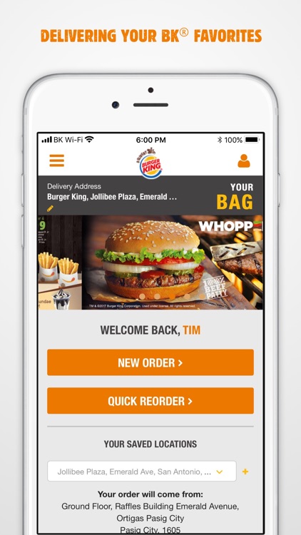 Burger King Delivery