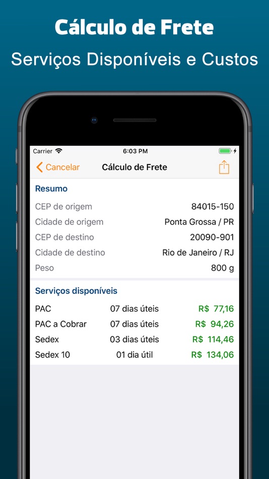 #6. Rastreio de Encomendas (iOS) 由: Fibra Solucoes Web Ltda