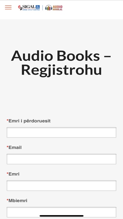 Sigal Audiobooks Screenshot